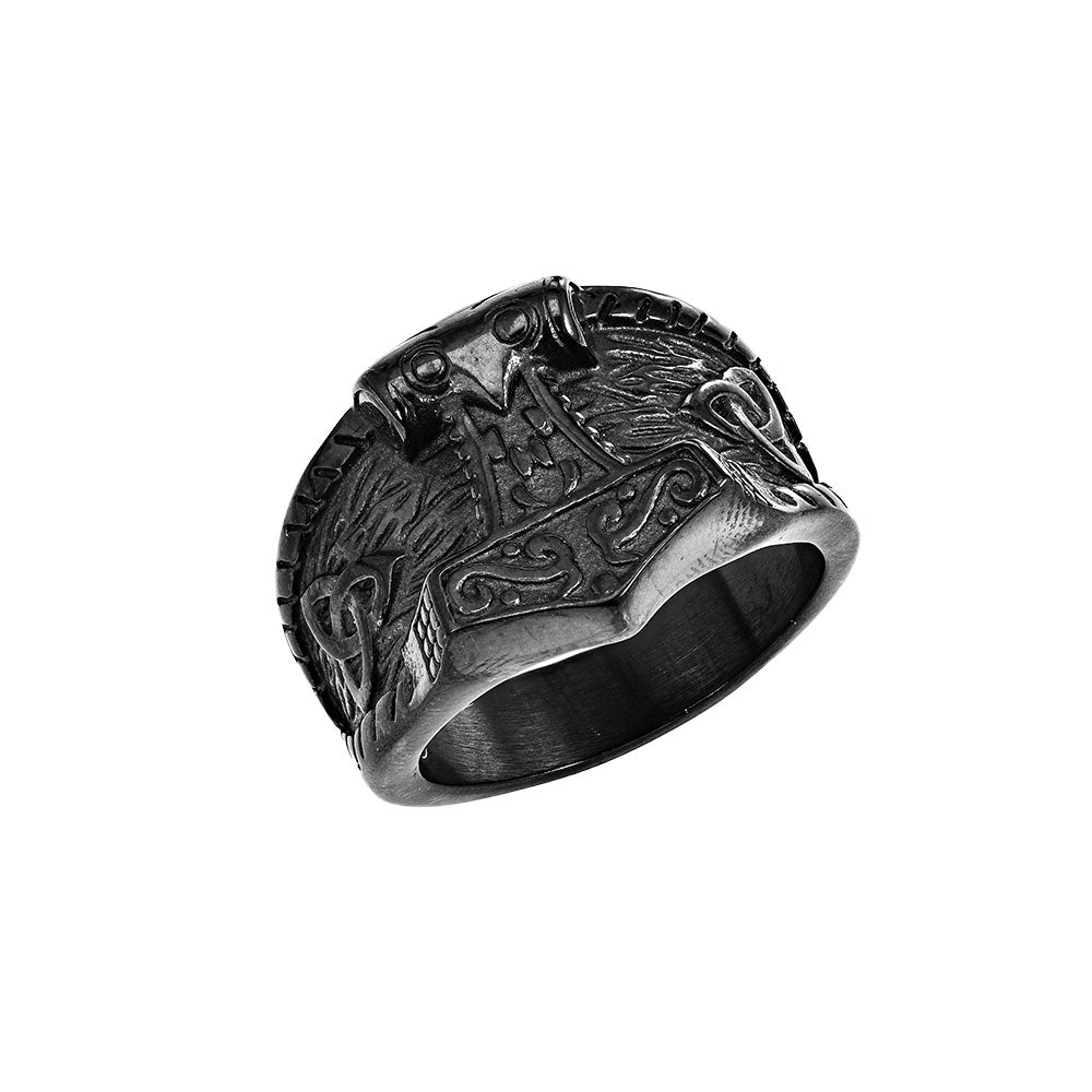 Mjolnir Stainless Steel Ring